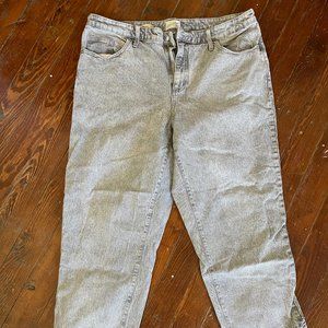 Vintage Straight Grey Jeans